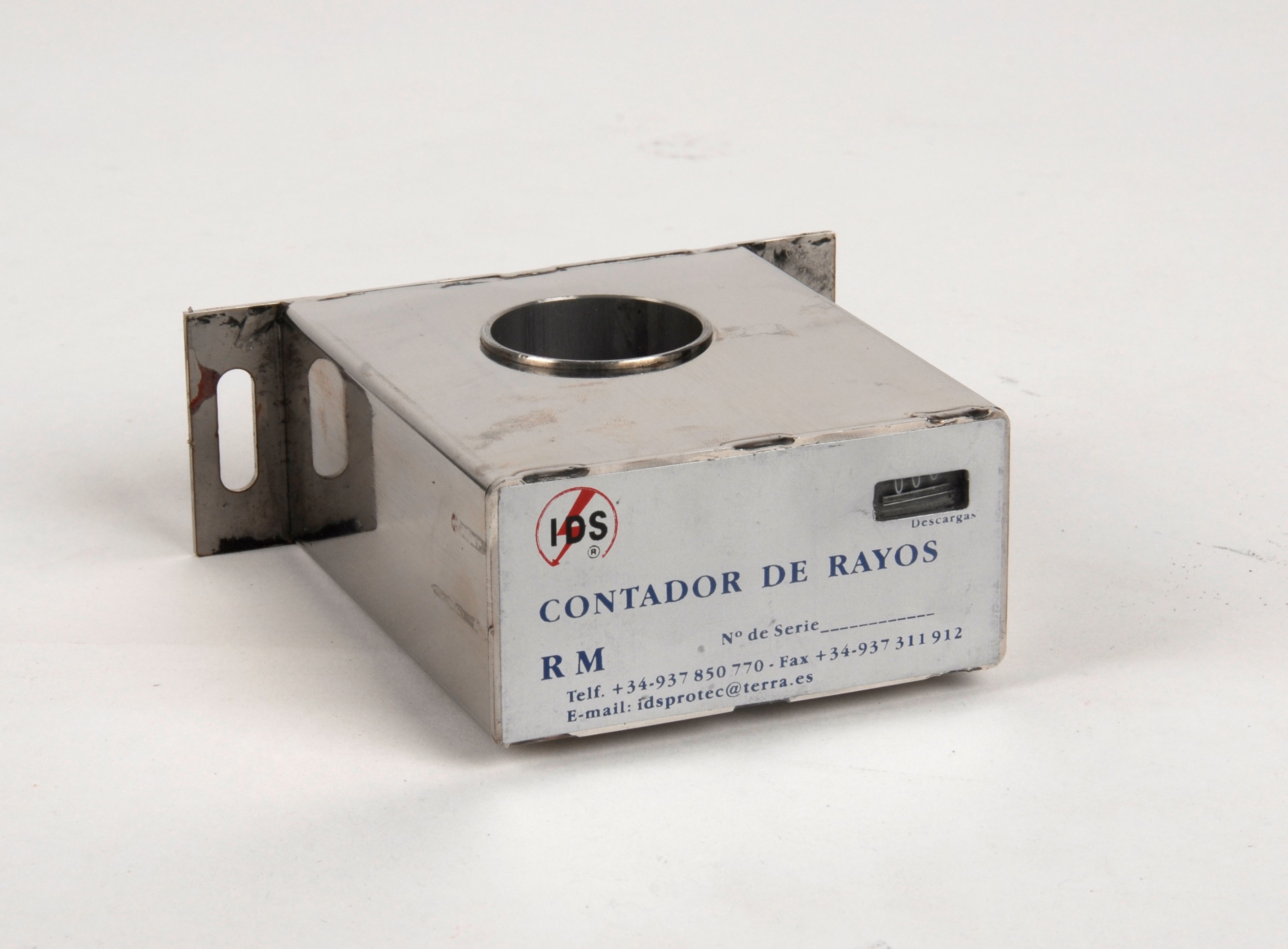 Contador de rayos para intemperie de acero inoxidable mod. RM